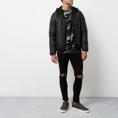 Black Only & Sons quilted jacket